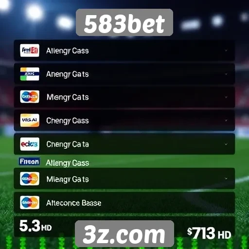 Comparação de métodos de pagamento disponíveis no 583bet